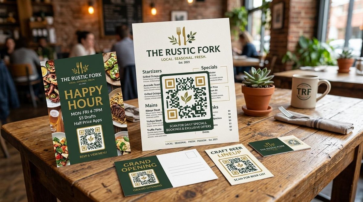 Como adicionar seu logo no QR de cobrança do Mercado Pago e personalizar cobranças 3 Menú de um restaurante
